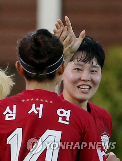 '최유정 해트트릭' WK리그 현대제철, 창녕WFC 꺾고 개막 2연승