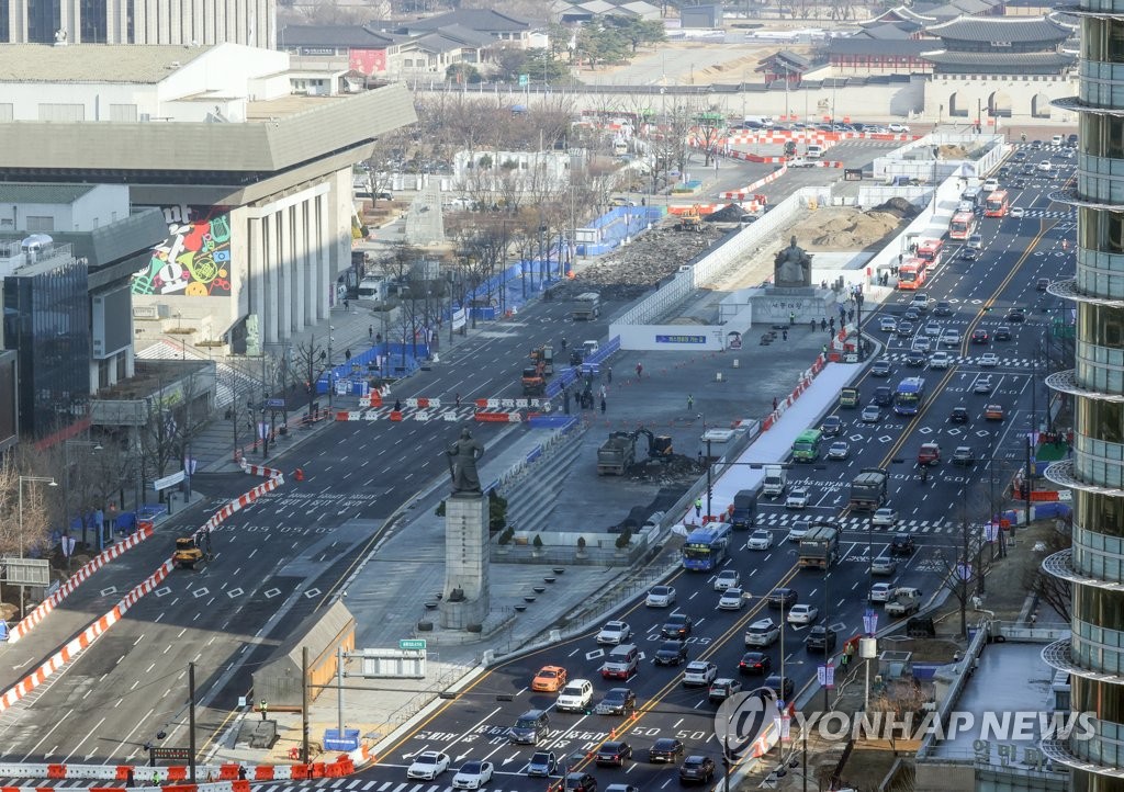 광화문광장 공사 '유턴' 않겠다는 吳…"행정 연속성 존중"