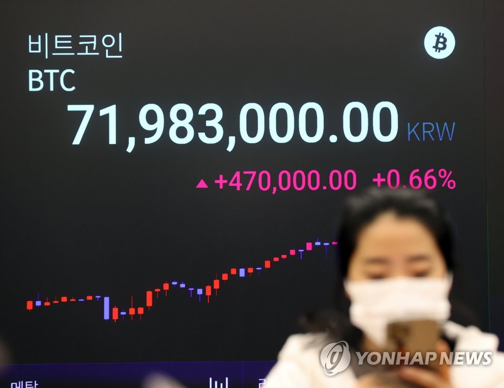 비트코인 7천400만원 초반 등락