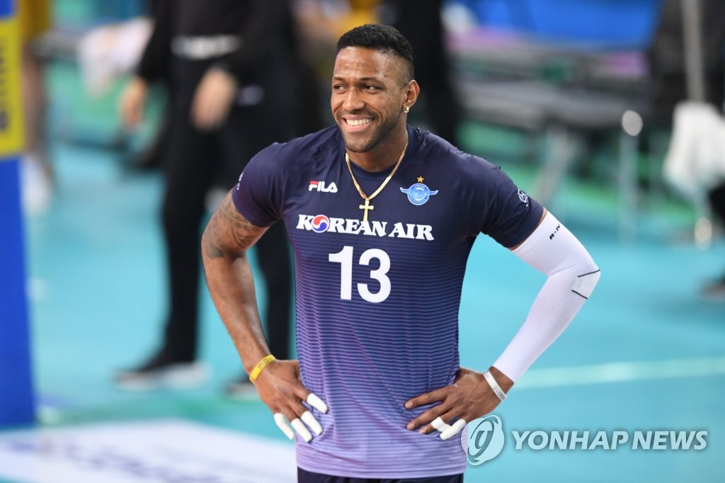 프로배구 대한항공 요스바니, V리그 6라운드 MVP