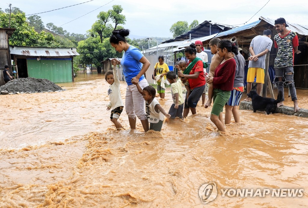 정부, 홍수 피해 동티모르에 10만 달러 인도적 지원