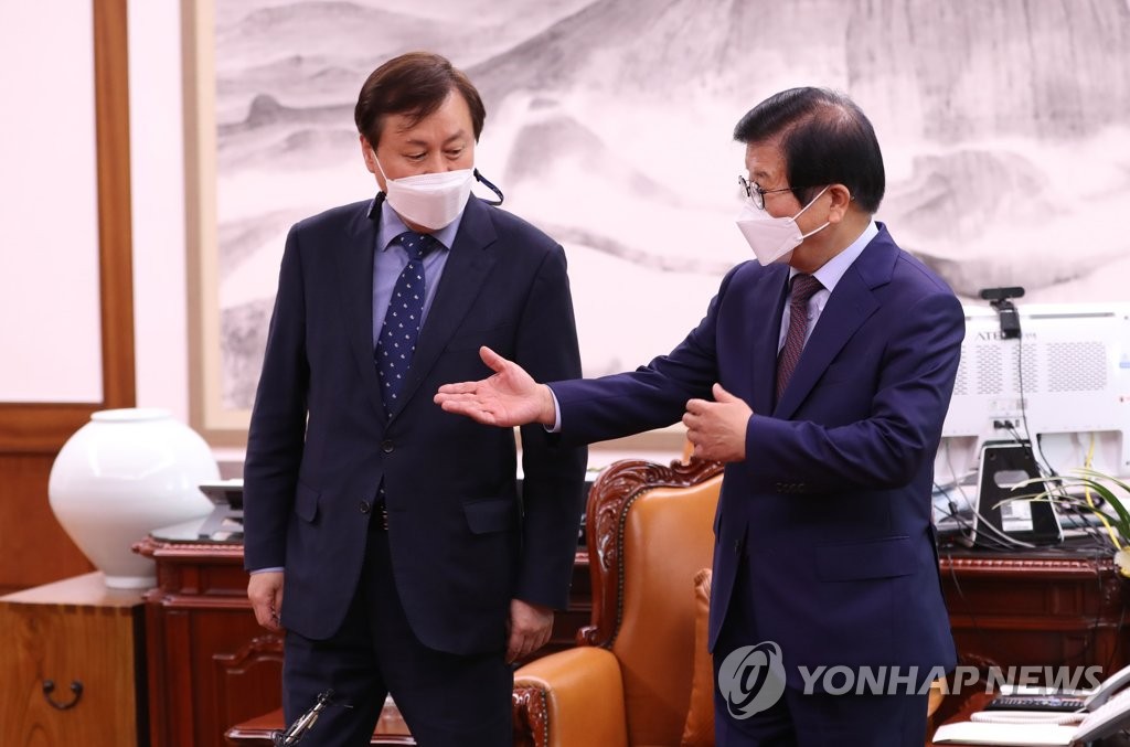 박의장, 도종환에 "국민 속으로 하방운동 필요" 조언