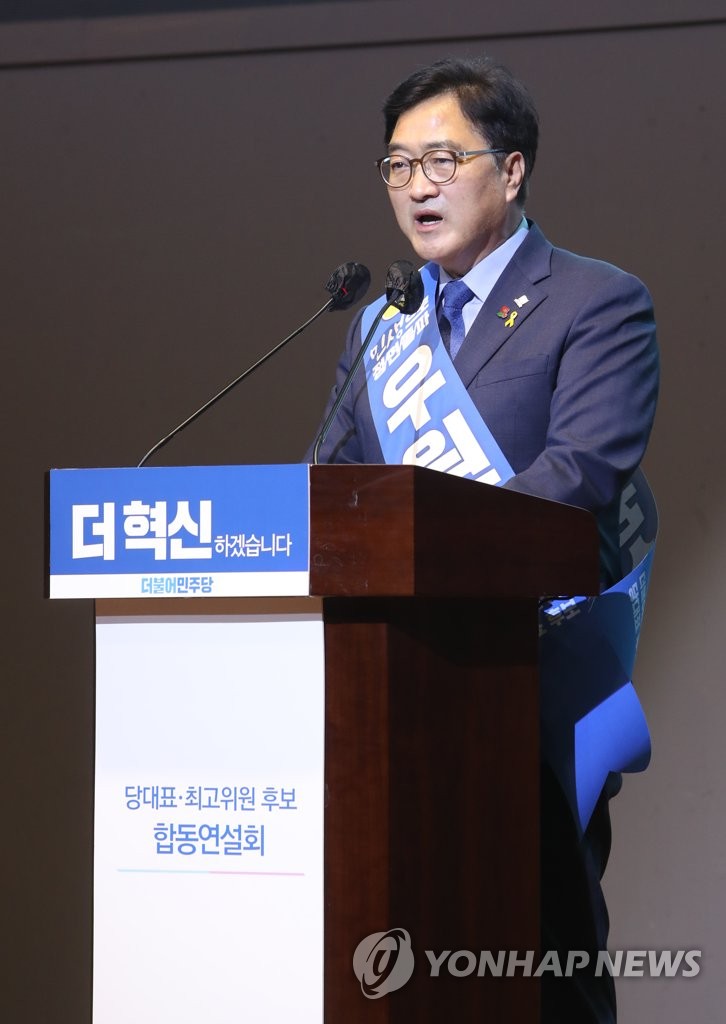 與 당권 3인 충청 구애전…'친문프레임' 신경전 가열(종합)