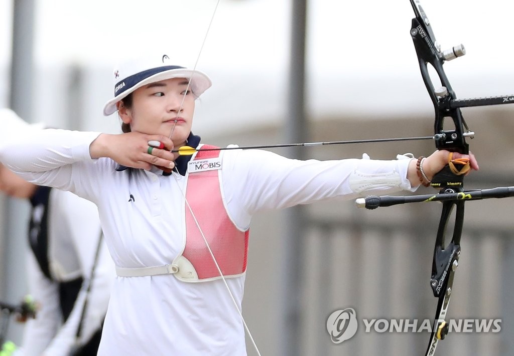 강채영·김우진, 평가전 1위로 도쿄행…태극궁사 6명 확정