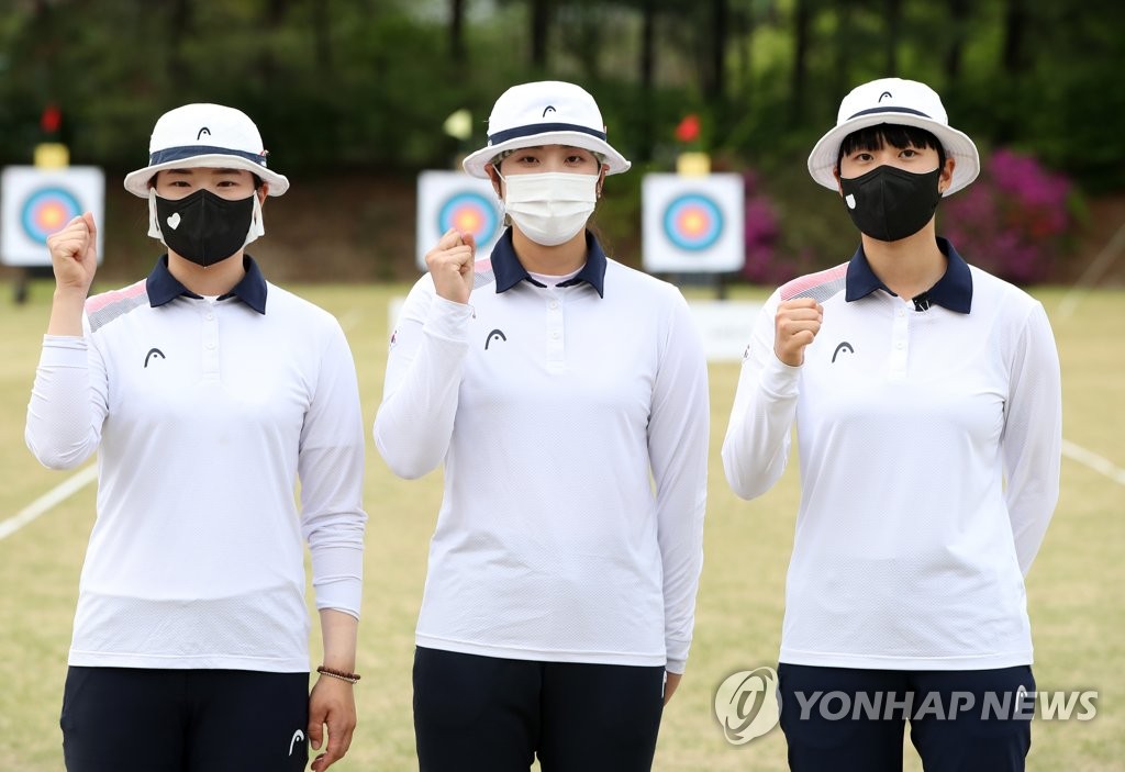 양궁 강채영, 5년 전 눈물 닦았다…"이제 올림픽 3관왕 해야죠"