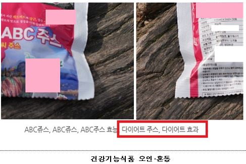 ABC 주스 마시면 체중 관리된다?…식약처, 허위·과대광고 적발