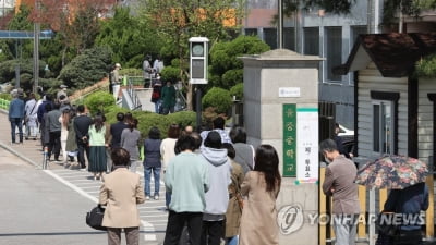 [속보] 종료 1시간 전 서울시장 투표율 54.4%…강남3구 60% 육박