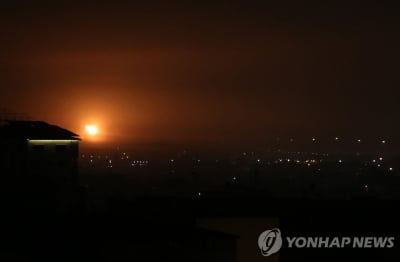 이스라엘, 팔레스타인 하마스 시설 폭격…"로켓 공격 대응 차원"