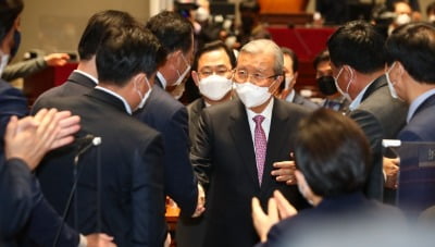 野 홍문표 "김종인 독선과 오만, 문 대통령과 뭐가 다른가"