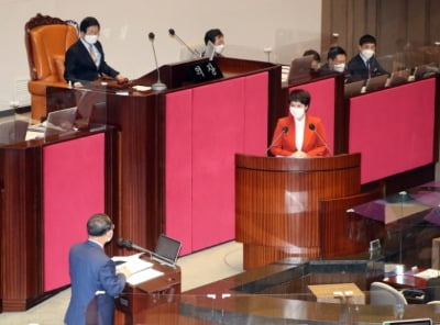 김은혜, 홍남기와 설전…"저를 가르치나" "자리 바꾸시죠"