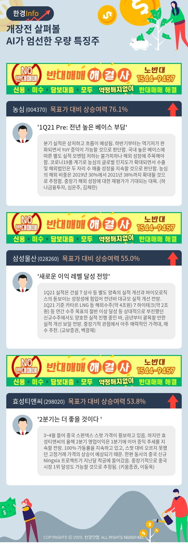 [포커스]개장전 살펴볼 AI가 엄선한 우량 특징주