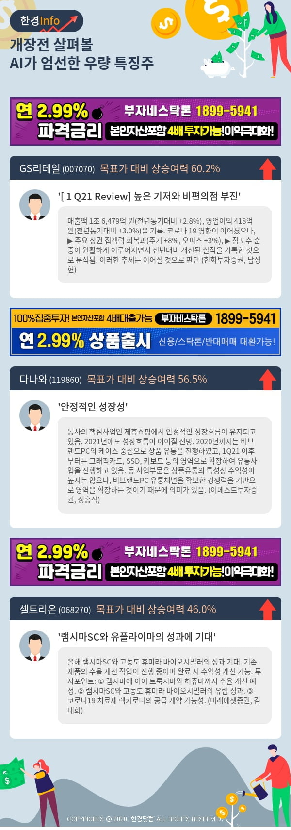 [포커스]개장전 살펴볼 AI가 엄선한 우량 특징주