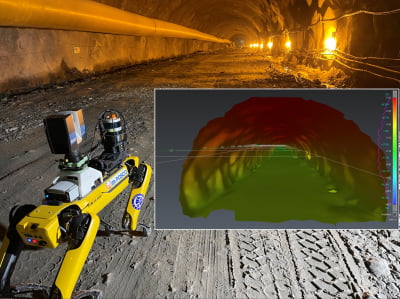 포스코건설, 자율보행 로봇으로 터널공사 안전·품질관리