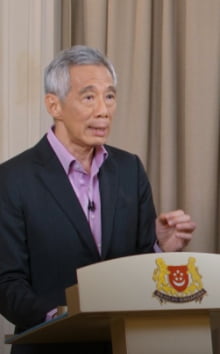 리셴룽 싱가포르 총리 “코로나19 종식 어려워…뉴노멀 일상 계획”