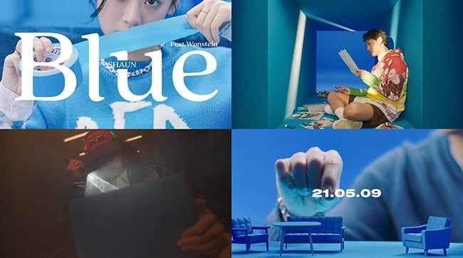 ‘컴백 D-2’ 숀(SHAUN), 타이틀곡 ‘BLUE (Feat. 원슈타인)’ M/V 티저 공개
