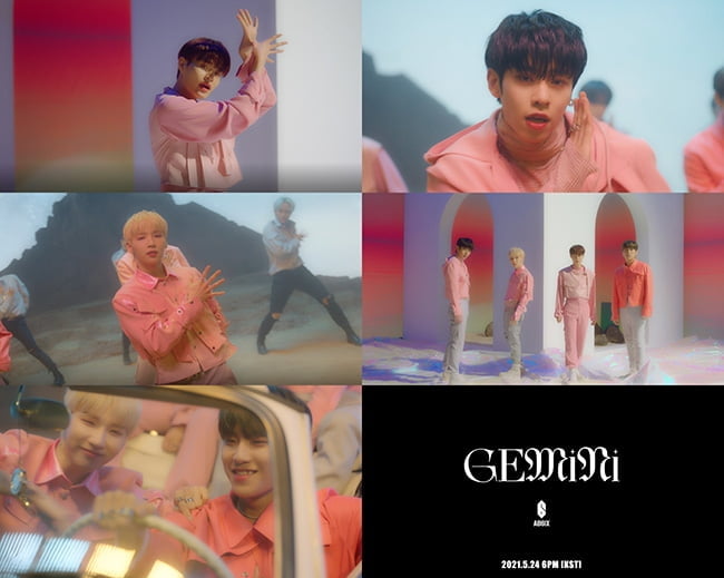 AB6IX, 신곡 ‘GEMINI’ M/V 티저 Starlight 버전 영상 공개…세련美 폭발 칼군무 예고