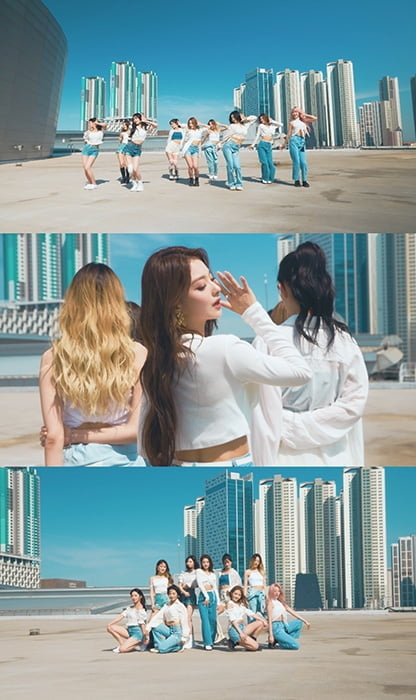 ‘9色 청량돌’ 프로미스나인, 에너지 뿜뿜 ‘WE GO’ 야외 퍼포먼스 영상 공개