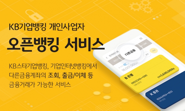 KB국민은행, 개인사업자 오픈뱅킹 서비스 시행