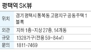 평택역 SK뷰, 1호선 평택역·백화점·대형마트 가까워