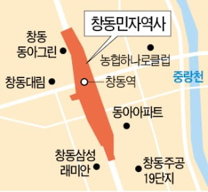 민자역사 공사 재개…창동역 아파트값 '들썩'