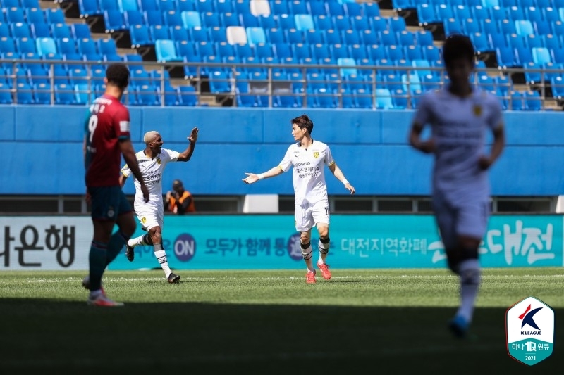 박진섭-장순혁 '장군멍군'…K리그2 대전, 전남과 무승부