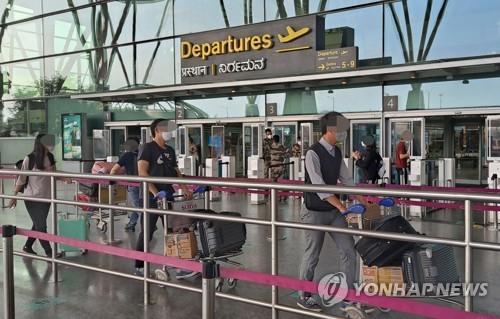 인도 교민 203명, 2차 특별기로 벵갈루루서 귀국길