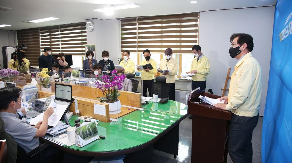 창원 어린이날 행사 추가 확진자 없어…허성무 시장 두차례 음성