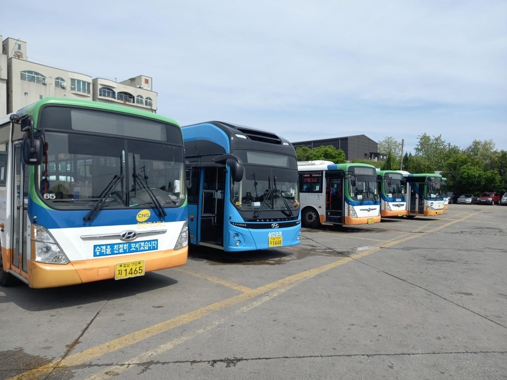 '코로나19 장기화' 천안·아산 시내버스 운송수익 29.6% 감소