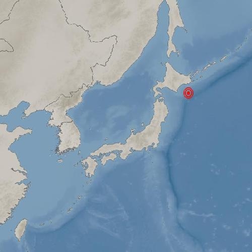 일본 홋카이도 구시로 남남동 해역서 규모 6.1 지진