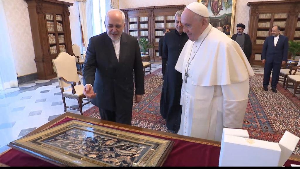 이란 외무장관, 교황 만나 "팔레스타인 통탄할 상황" 호소