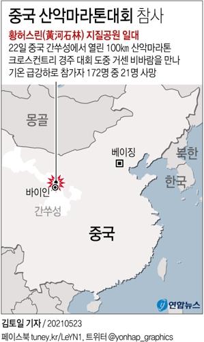 中 '21명 참변' 산악마라톤 부실 운영 논란…사고대응도 부실