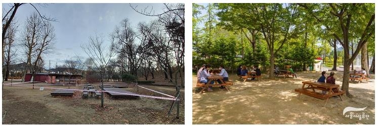 서울어린이대공원 휴게시설 '거리두기 환경' 개선