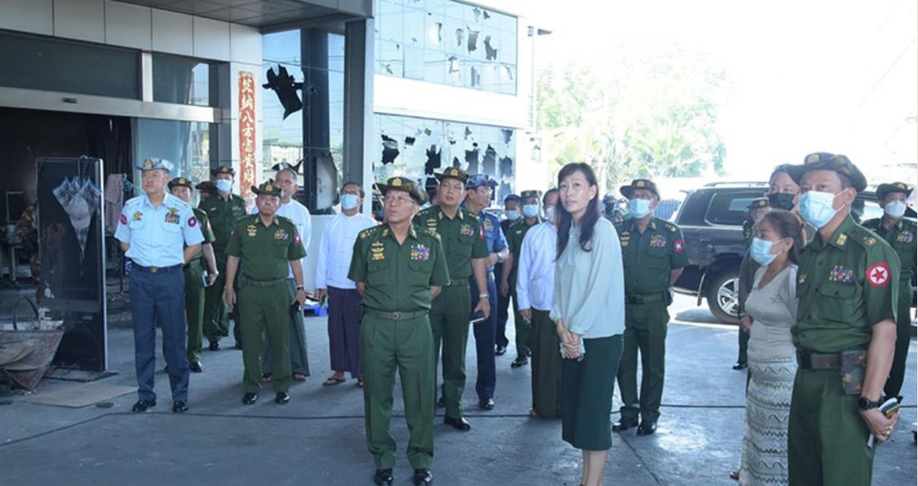 미얀마 군부 "中공장 불질렀지? 징역 20년"…반중 감정에 '경고'