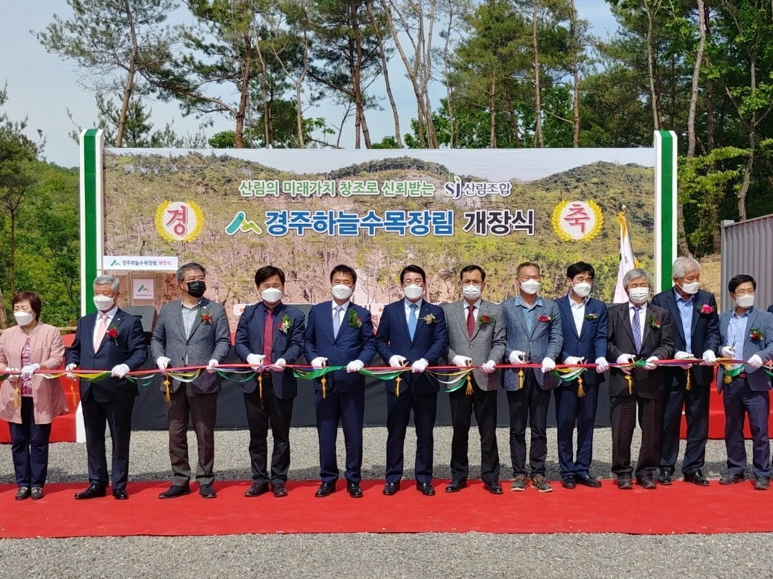 경주시산림조합 `경주하늘수목장림` 개장