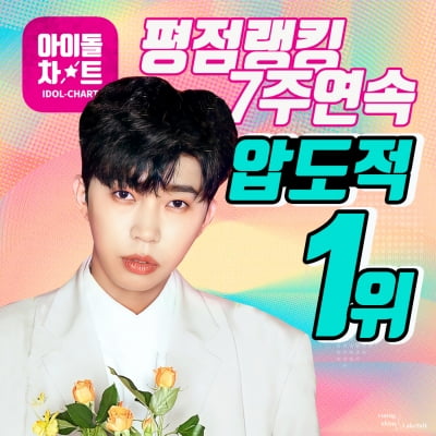 임영웅, 7주 연속 아이돌차트 평점랭킹 1위 '압도적 인기'