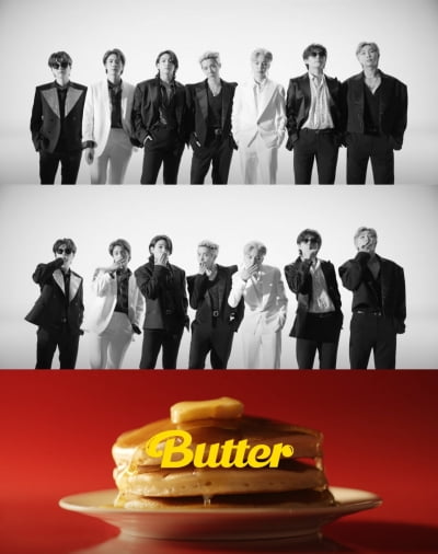 방탄소년단, 'Butter' 뮤비 티저+가사 일부 공개 '컴백 기대감↑'