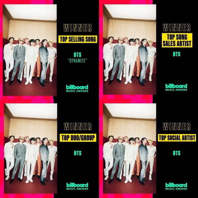 /사진 = Billboard Music Awards SNS