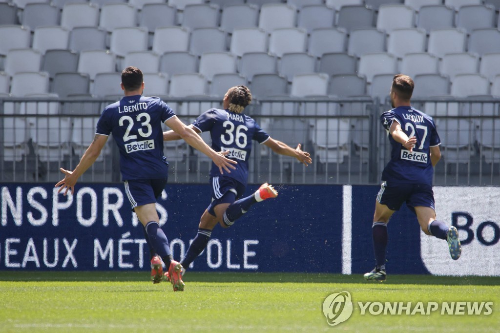 '황의조 3호 도움' 보르도, 렌에 1-0 신승…5연패 탈출(종합)