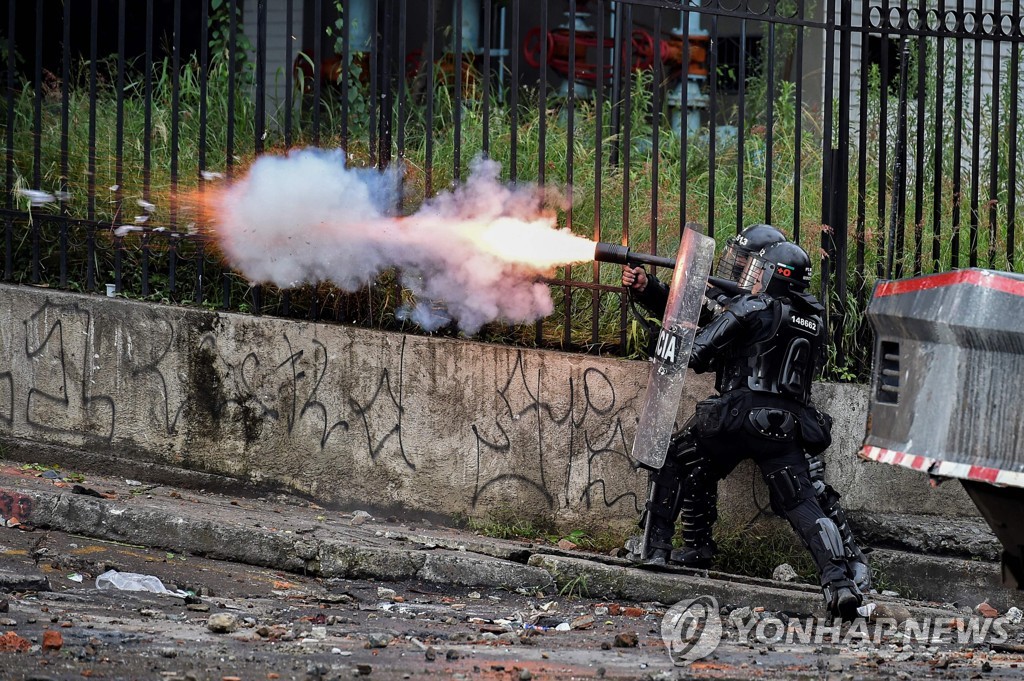 출구 안 보이는 콜롬비아 시위…코로나19 재확산도 계속