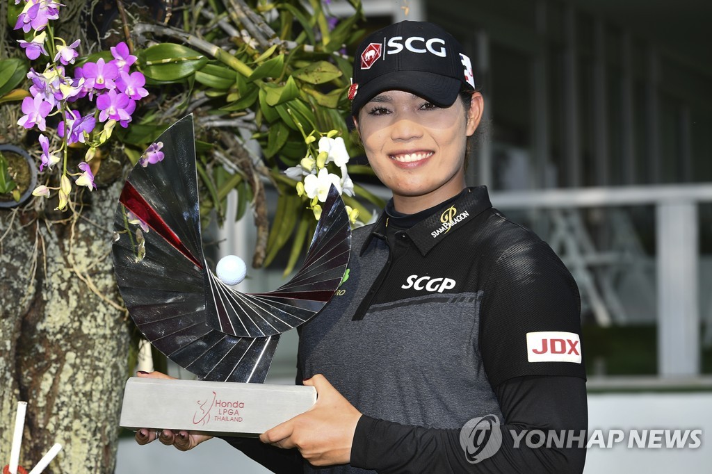 3년 만에 LPGA 투어 우승 쭈타누깐, 세계 랭킹 21위로 상승