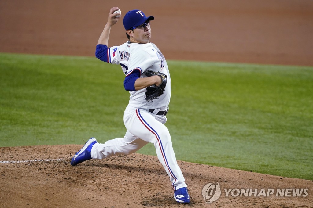 '병살타 3개' 양현종, MLB 개인 최다 5⅓이닝 소화하고 2실점