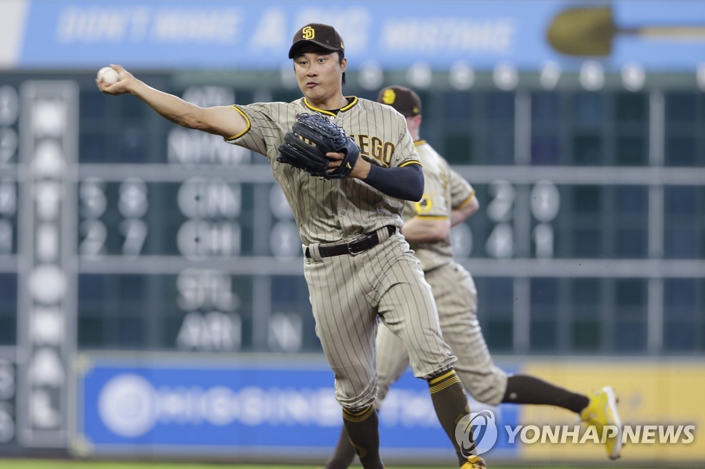 '김하성 6타수 무안타' 샌디에이고, 연장 끝 휴스턴에 역전승