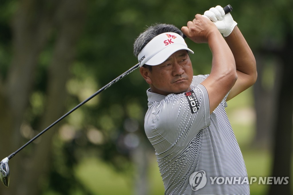 최경주, PGA 챔피언스투어 메이저 대회 시니어 챔피언십 3위(종합)