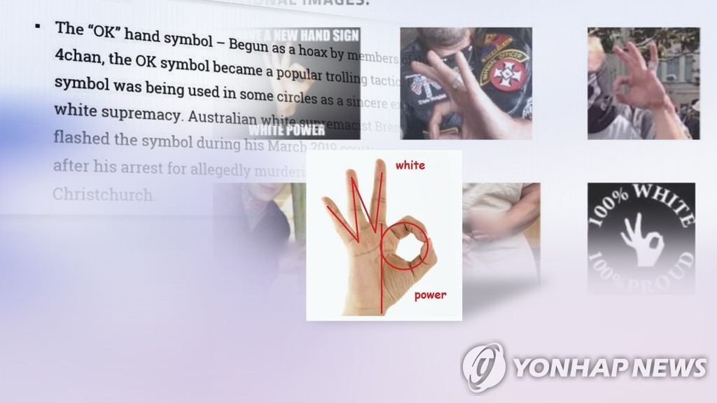 미국 인기 퀴즈쇼 '백인우월주의자 손가락 인증' 논란