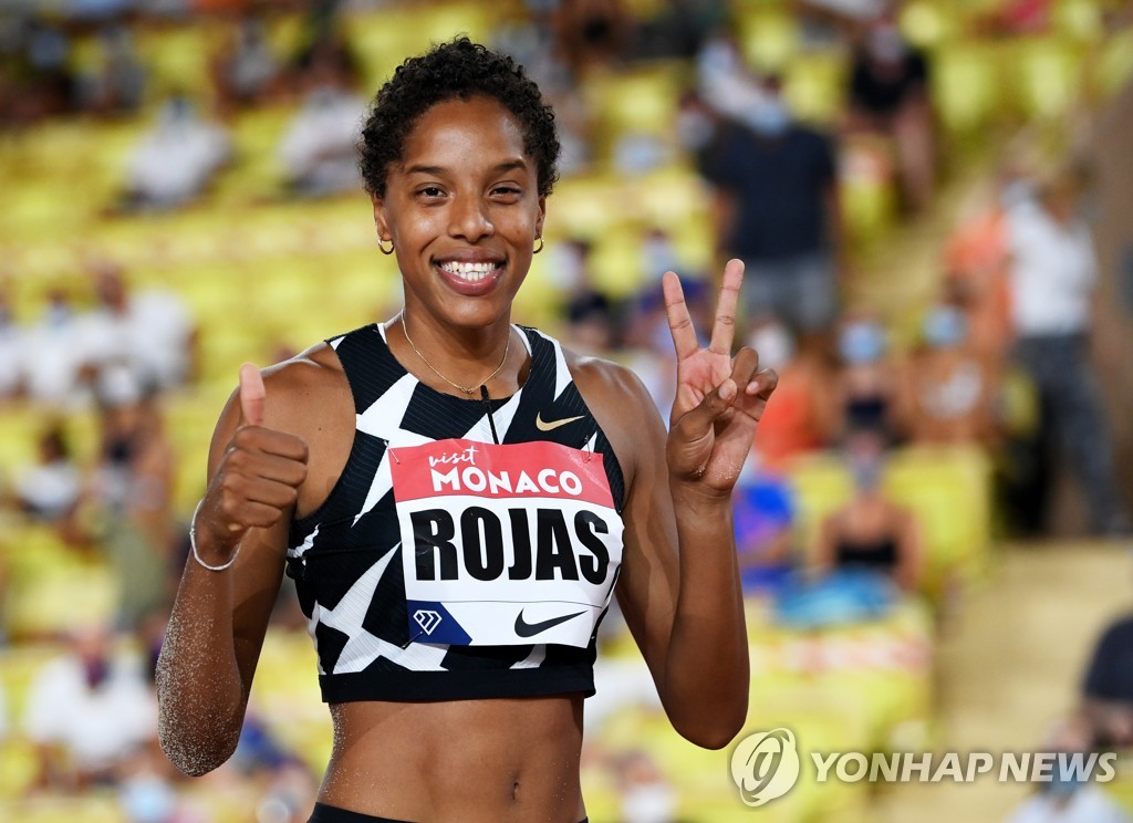로하스, 육상 여자 세단뛰기 역대 2위 기록…15ｍ43
