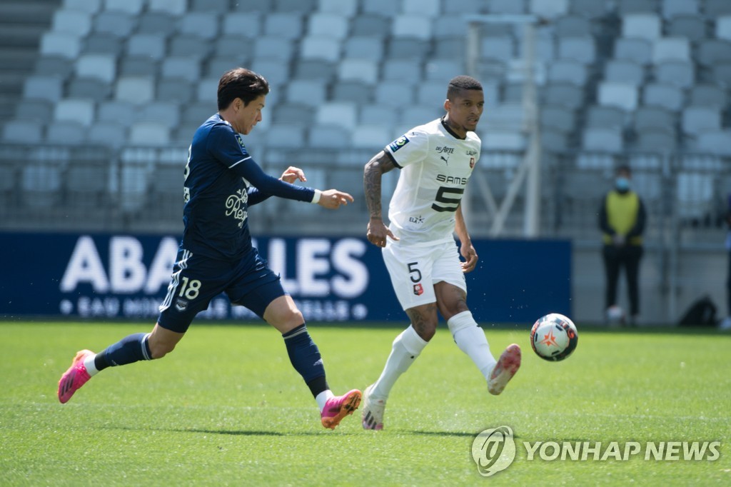 '황의조 3호 도움' 보르도, 렌에 1-0 신승…5연패 탈출(종합)