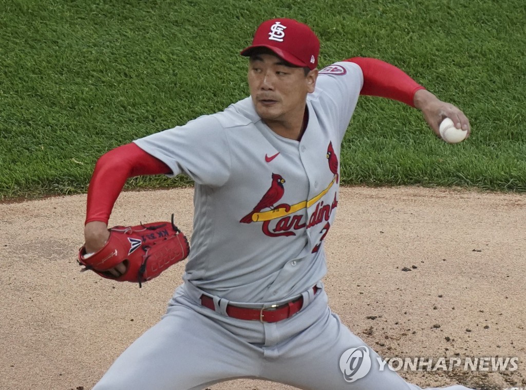 김광현, MLB서 처음으로 지명 타자 상대해 안타 2개 허용