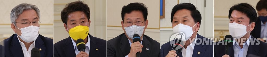 '방미성과 공유' 취지 무색…신경전 이어진 靑 회동