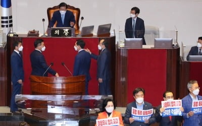 [속보] 국회, 김부겸 총리 인준안 상정 '표결 시작'…국민의힘 불참