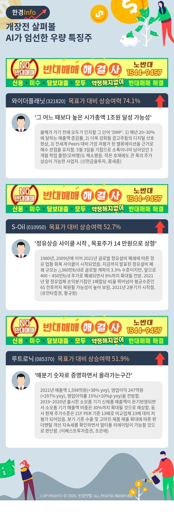 [포커스]개장전 살펴볼 AI가 엄선한 우량 특징주